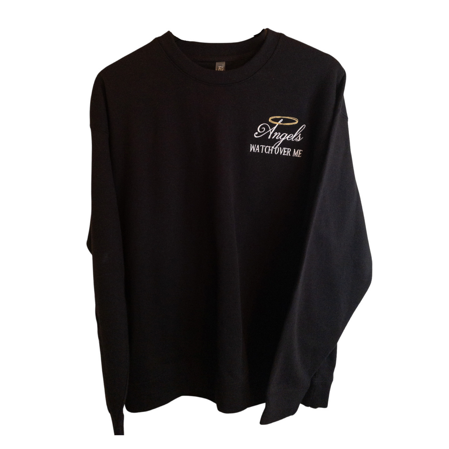 Angels Watch Over Me Halo Crewneck Sweater